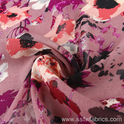 Woven 100% Polyester High Quality Wholesale Chiffon Fabric